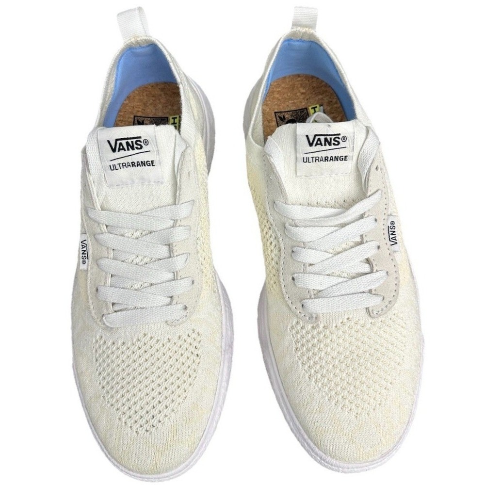 VANS Unisex ULTRARANGE VR3 LOW TOP SHOES True White Comfy Cush Men 7.5 Womens 9